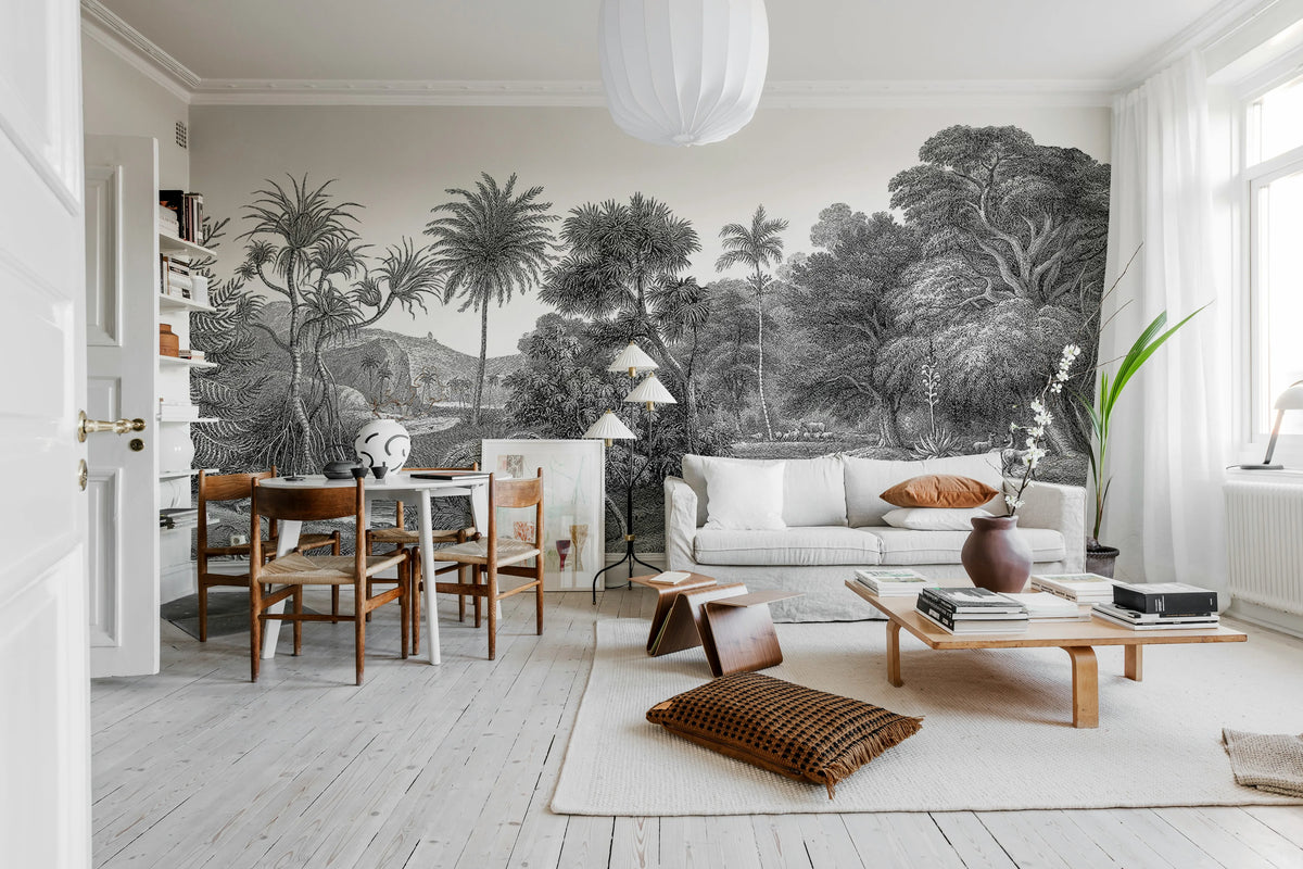 Jungle Land Mural Wallpaper - room preview 02