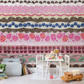 Sugar Stripes Mural Wallpaper - room preview 02