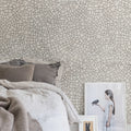 Raku Crackle, Cream Mural Wallpaper - room preview 02