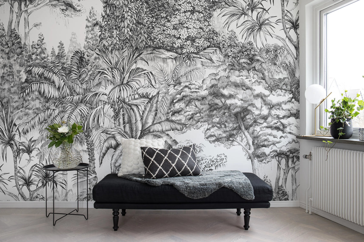 Secret Garden Mural Wallpaper - room preview 02