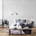 Swedish Cottage, White Mural Wallpaper - room preview 02
