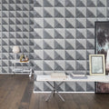 Triangle Square Mural Wallpaper - room preview 02