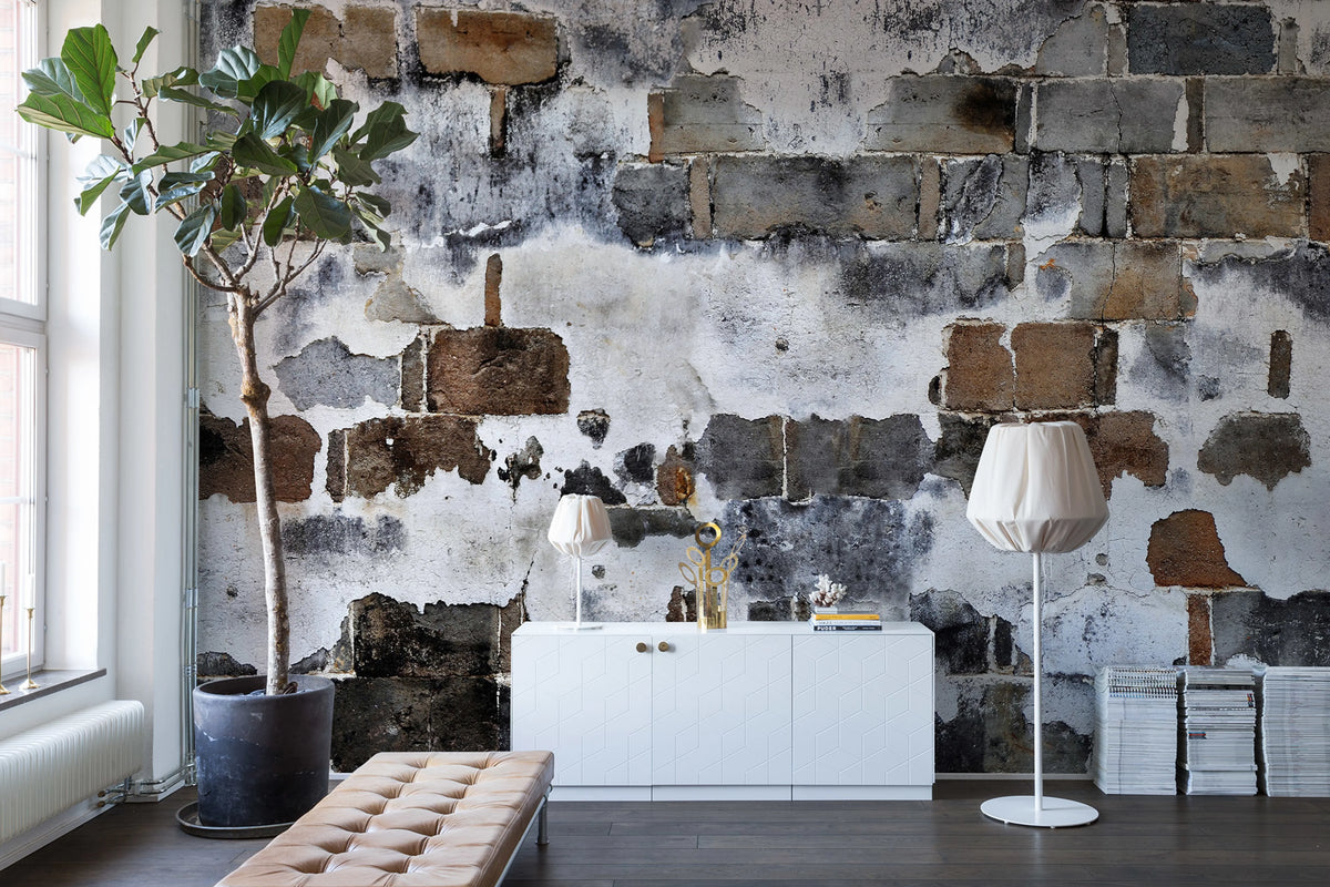 Slurry Wall Mural Wallpaper - room preview 02