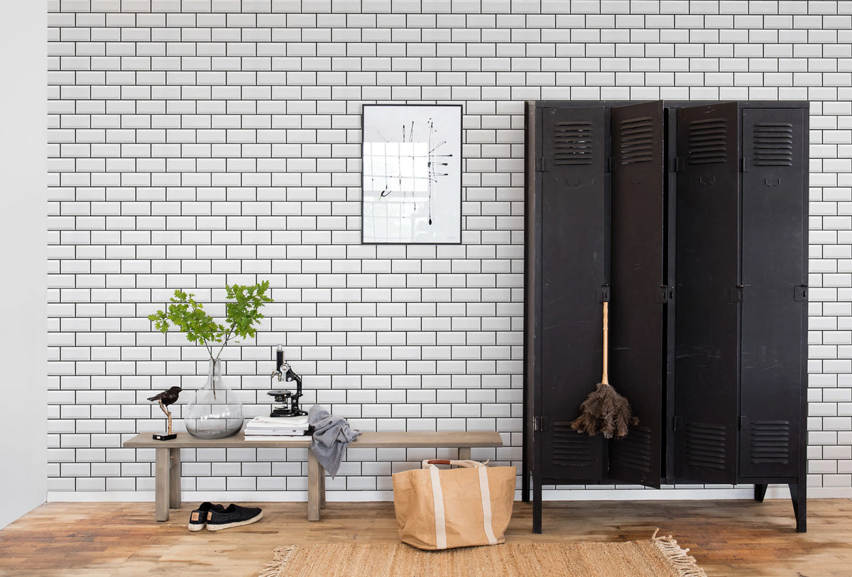 Bistro Tiles Mural Wallpaper - room preview 02