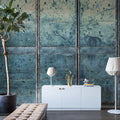 Metal Gradient Mural Wallpaper - room preview 02