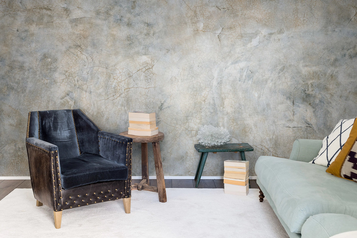 Fossil Stone Mural Wallpaper - room preview 02