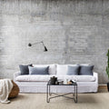 Wooden Concrete Mural Wallpaper - room preview 02