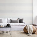 Linen Border Mural Wallpaper - room preview 02