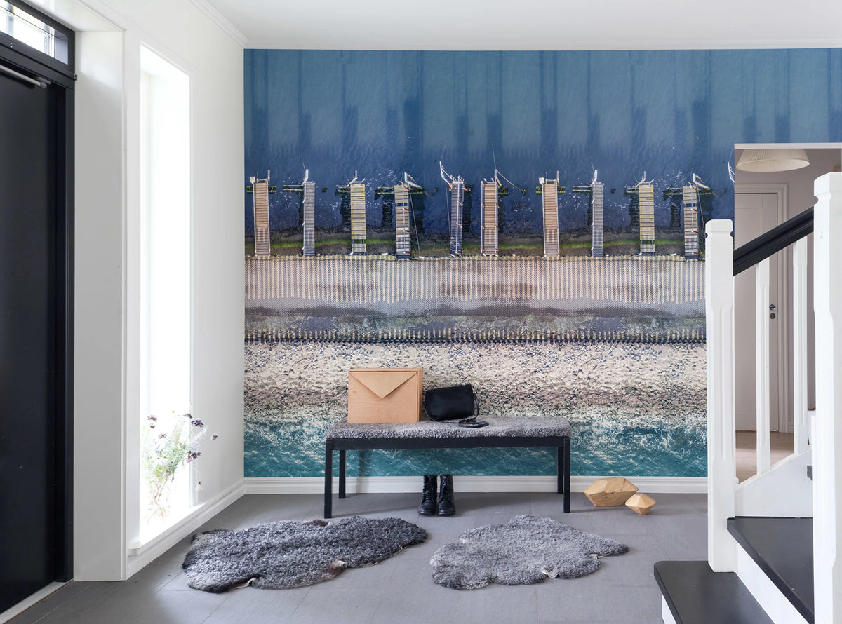 Ocean Breeze Mural Wallpaper - room preview 02