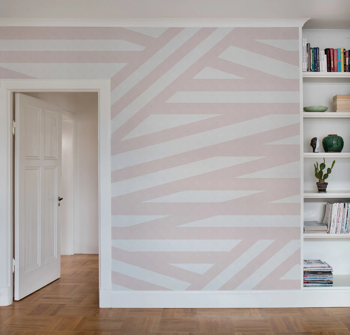 Sailors Sea, Pink Mural Wallpaper - room preview 02