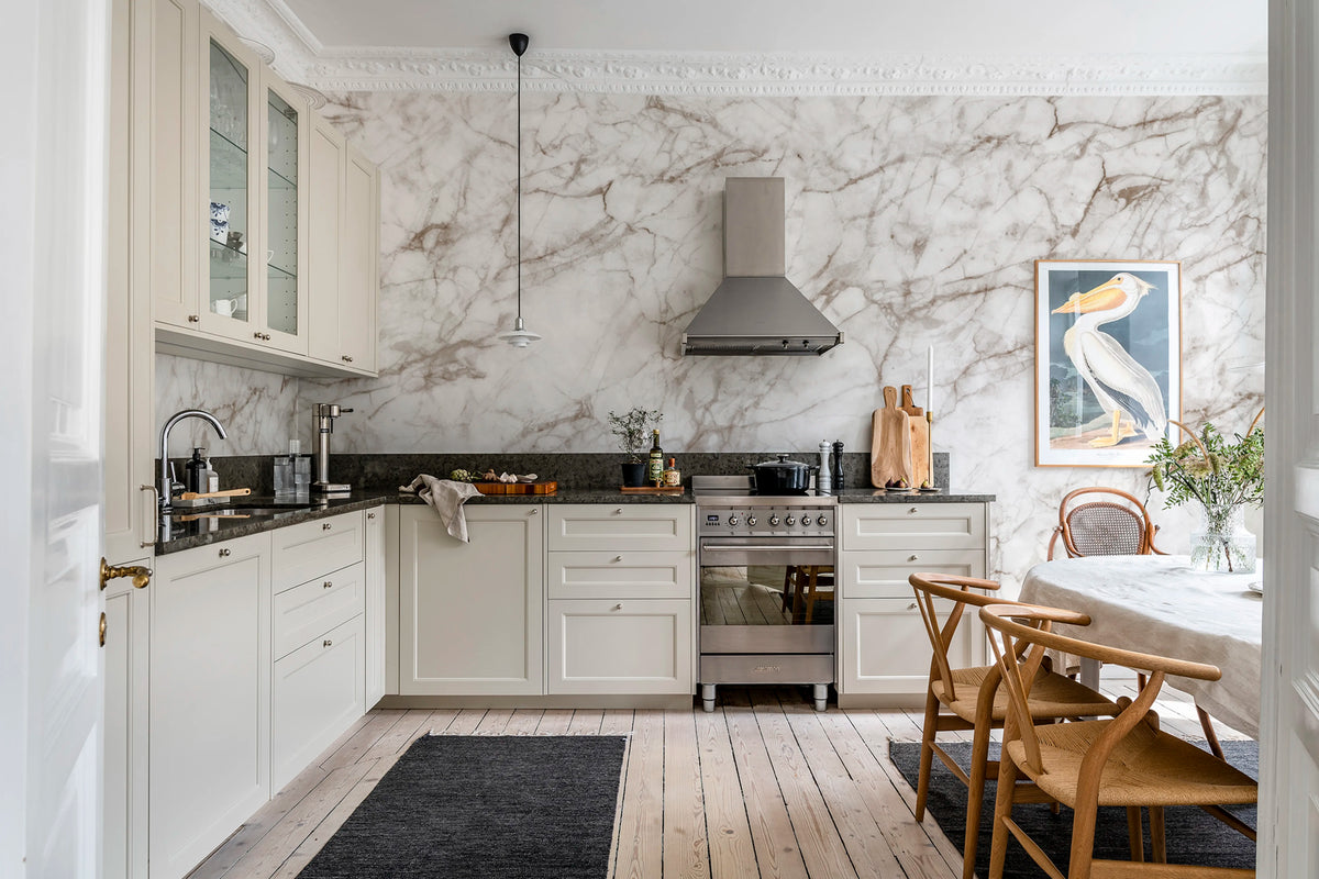 Marble Art, Sand Mural Wallpaper - room preview 02
