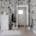 Metal Birch Mural Wallpaper - room preview 02