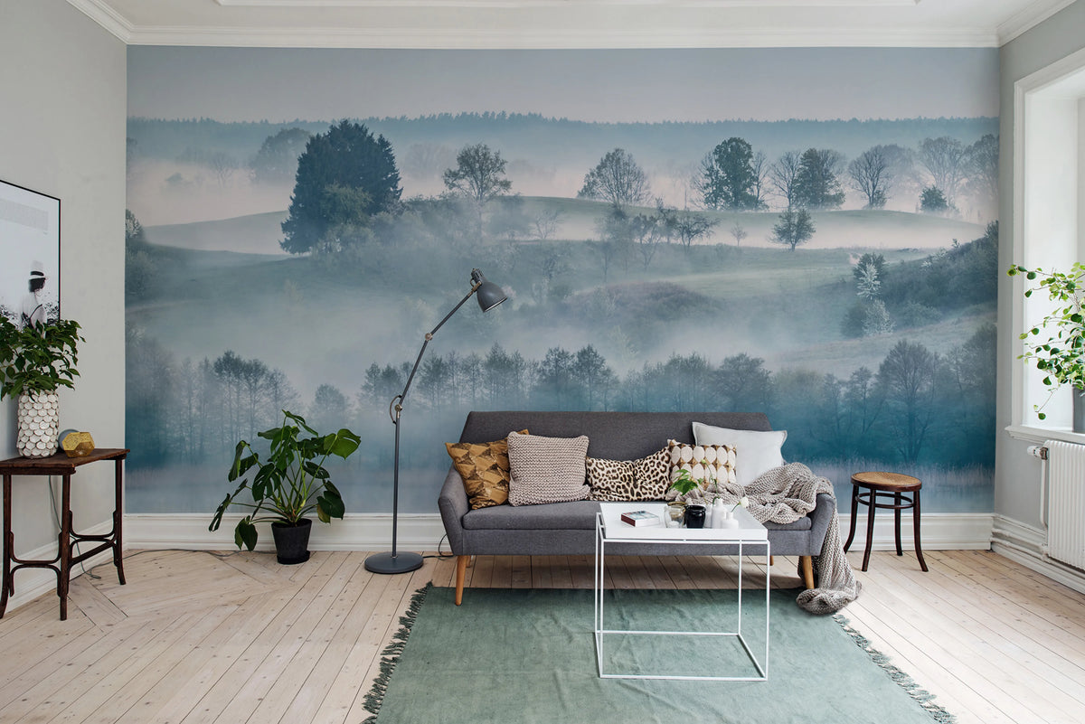 Morning Haze Mural Wallpaper - room preview 02