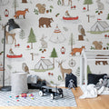 Camping Trip Mural Wallpaper - room preview 02