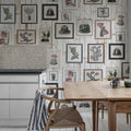 Cactus Wall Art, Faded Mural Wallpaper - room preview 02