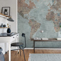 Around The World Mural Wallpaper - room preview 02