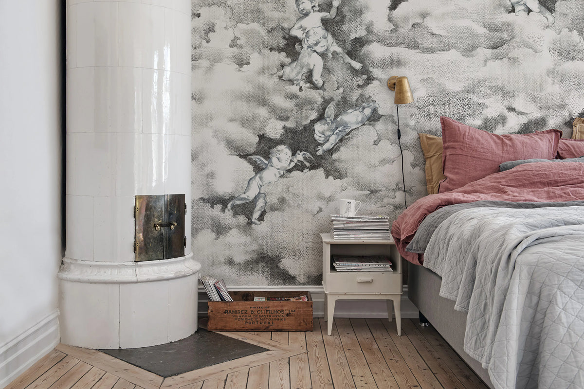 Chubby Cherubs Mural Wallpaper - room preview 02