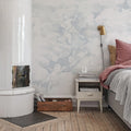 Chubby Cherubs, Blue Mural Wallpaper - room preview 02