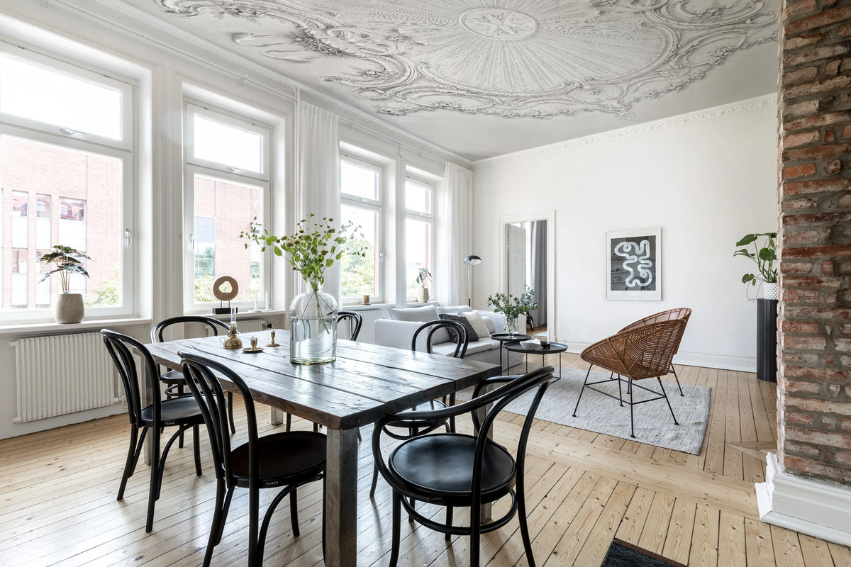 Stucco Gloria, Ceiling Mural Wallpaper - room preview 02