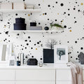 Ink Colossal Mural Wallpaper - room preview 02