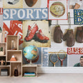 Sports Junkie Mural Wallpaper - room preview 02