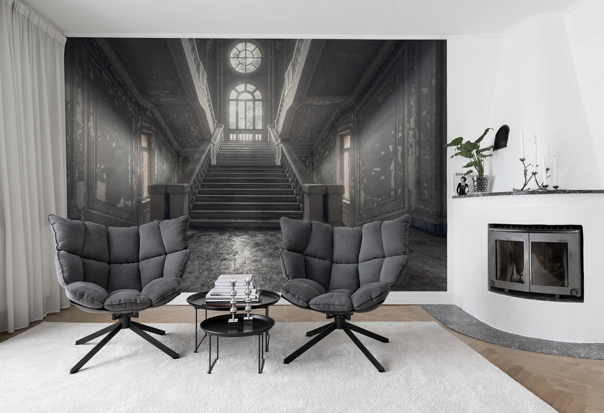 Time Loop Mural Wallpaper - room preview 02