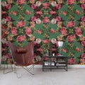Floral Frida, Garden Mural Wallpaper - room preview 02