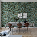 Yellow Bird Mural Wallpaper - room preview 02