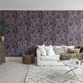 Yellow Bird, Dusk Mural Wallpaper - room preview 02