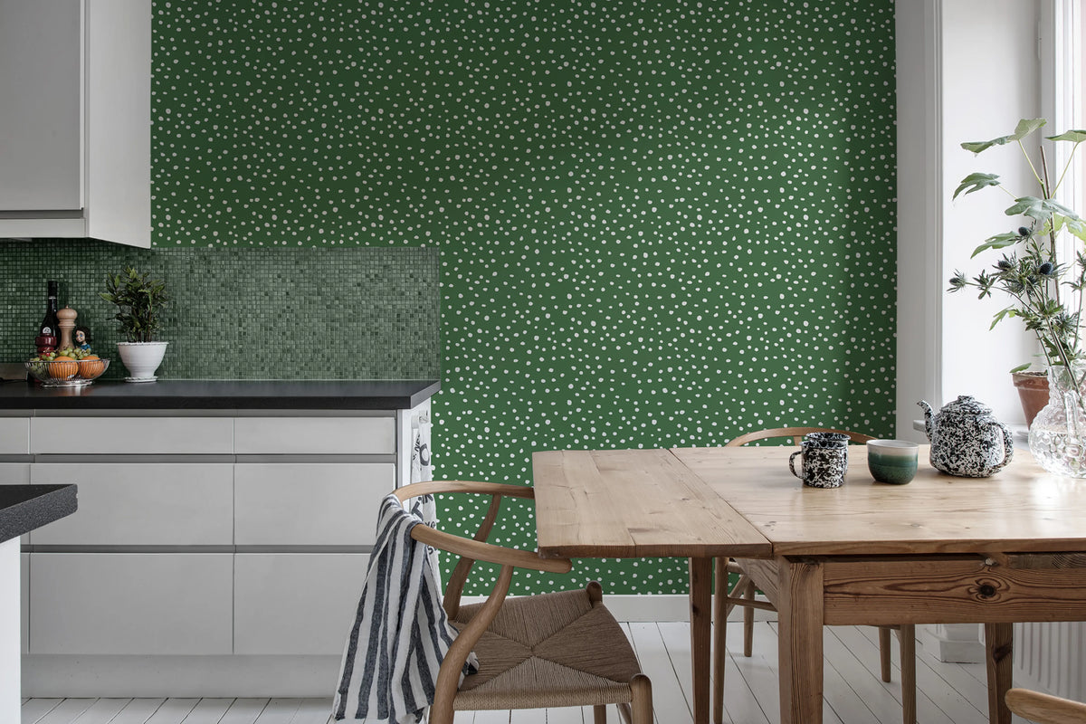 Rebel Dot, Basil Mural Wallpaper - room preview 02