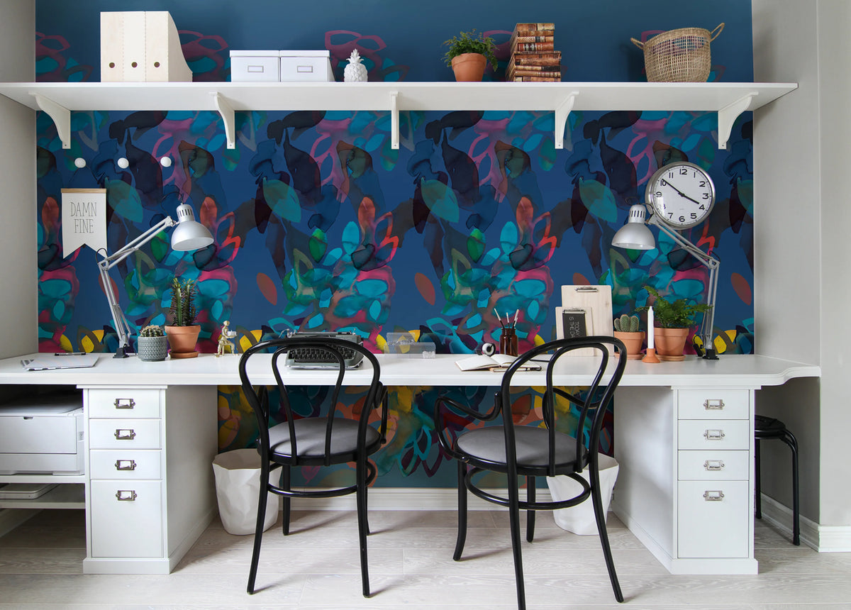 Pigments Mural Wallpaper - room preview 02