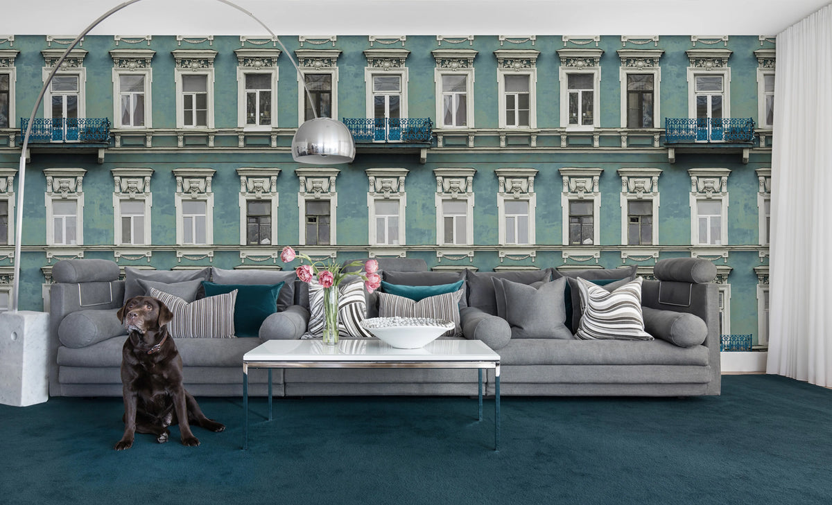 Strada Azul Mural Wallpaper - room preview 02
