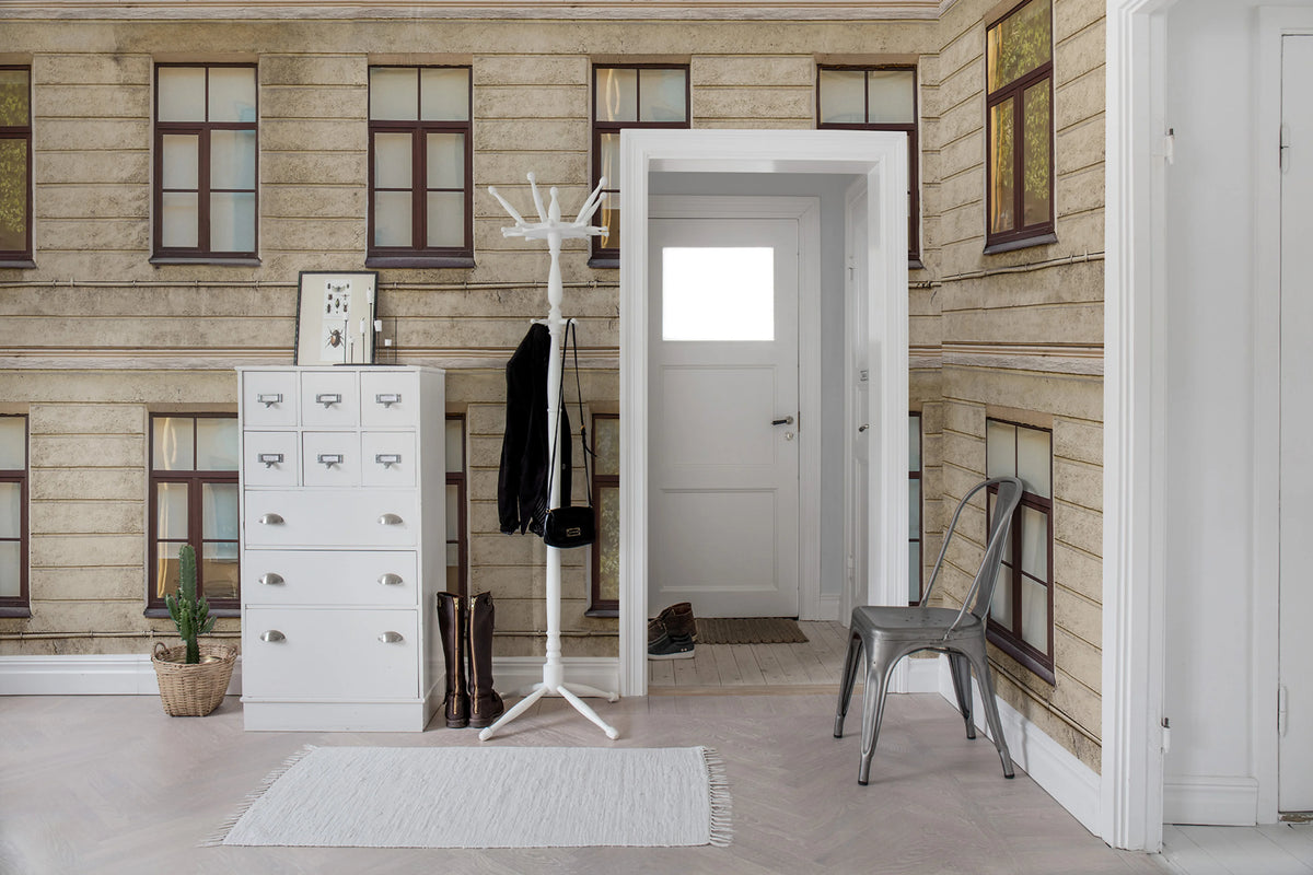 Eyes Shut Mural Wallpaper - room preview 02