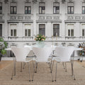 Rue Relief, White Mural Wallpaper - room preview 02