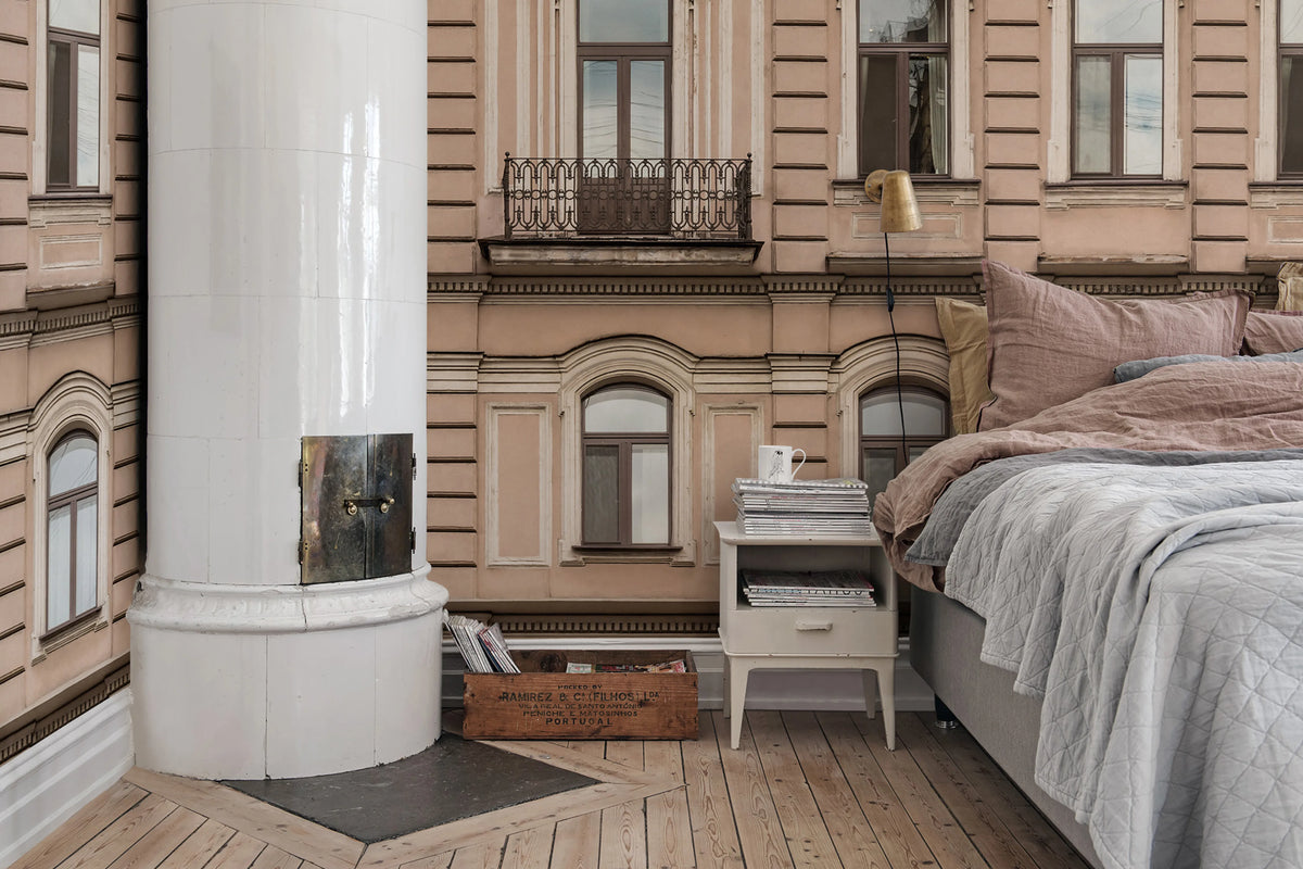 Balcony Life Mural Wallpaper - room preview 02
