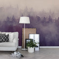 Fir Forest Mural Wallpaper - room preview 02