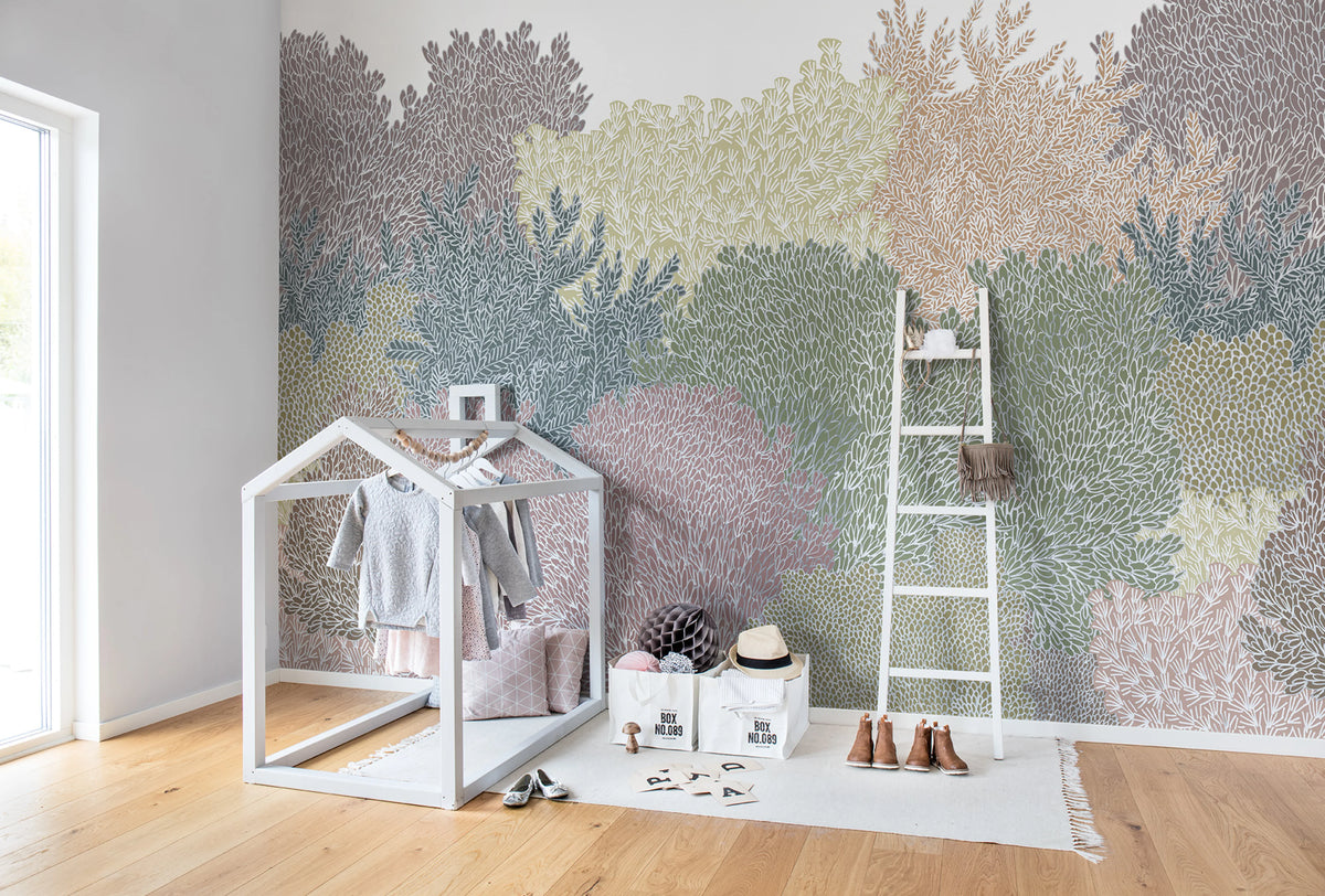 Hideaway, Gentle Mural Wallpaper - room preview 02