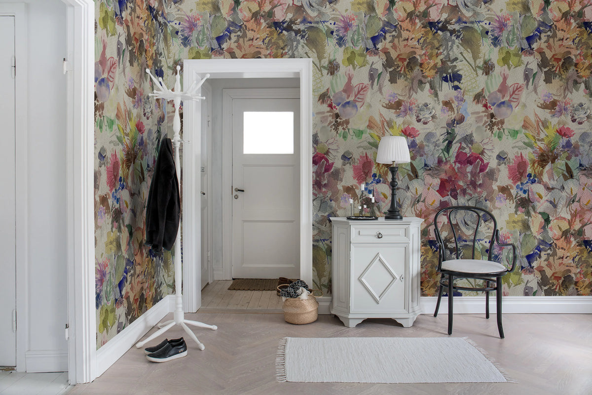 Floral Splendor Mural Wallpaper - room preview 02