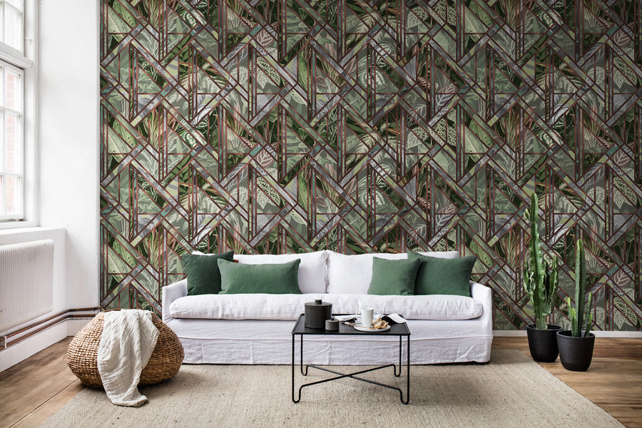 Chicago Club Mural Wallpaper