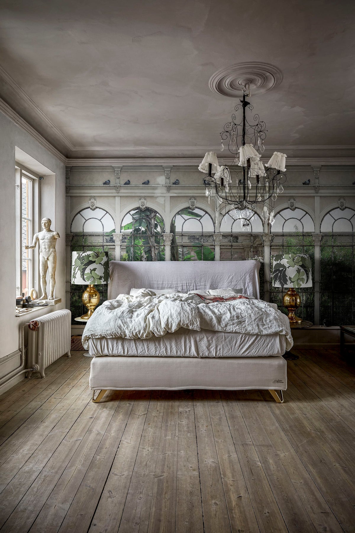 Dove Gardens Mural Wallpaper - room preview 02