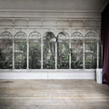 Dove Gardens, White Mural Wallpaper - room preview 02