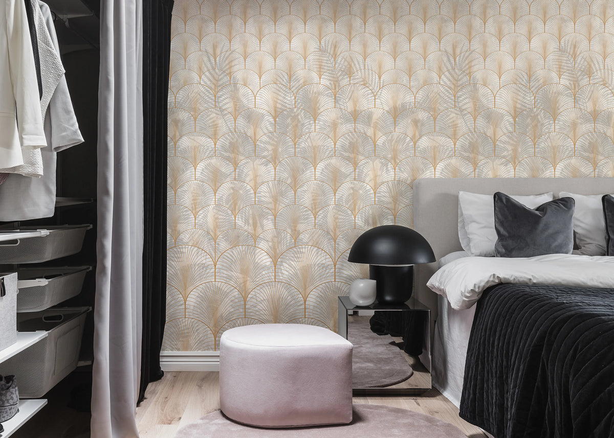 Opulent Shadows Mural Wallpaper - room preview 02