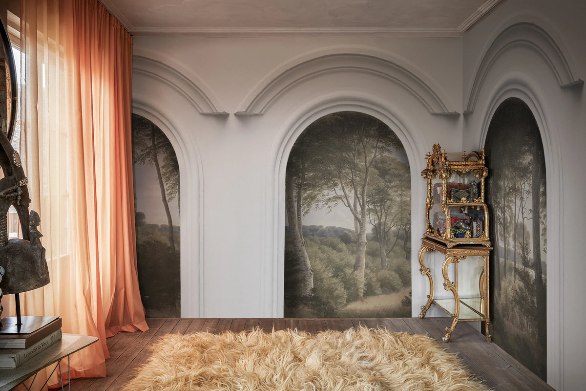 Forest Vaults Mural Wallpaper - room preview 02