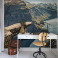 Trolltunga Mural Wallpaper - room preview 02