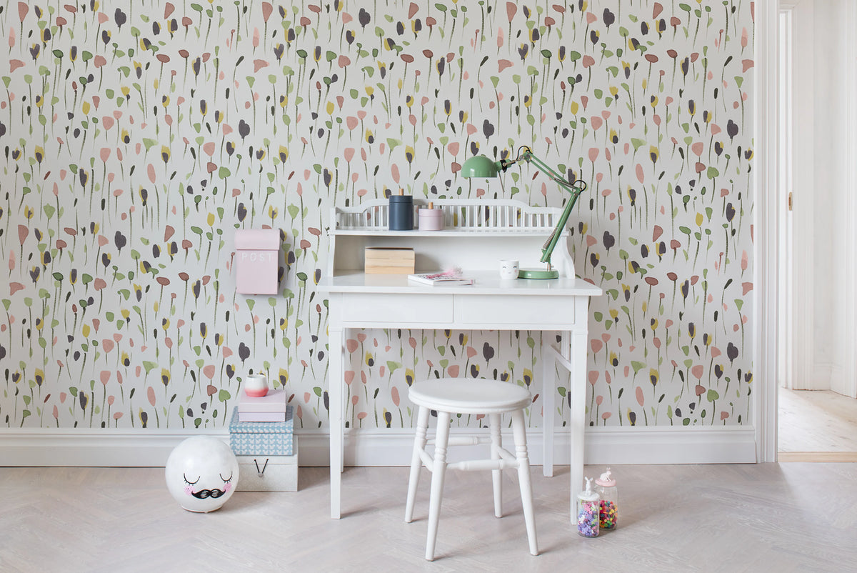 Similarities Mural Wallpaper - room preview 02