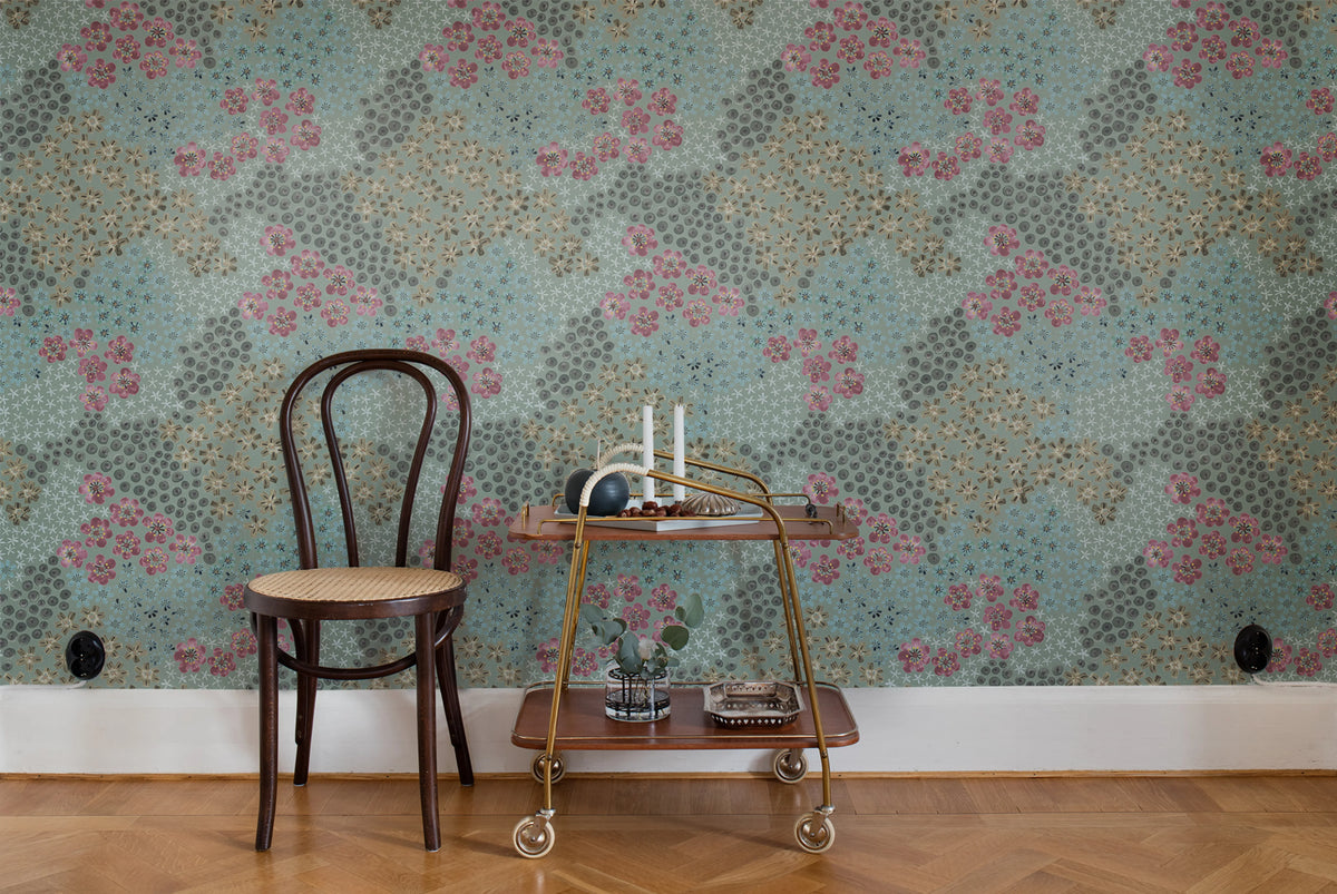 Perennials, Evening Mural Wallpaper - room preview 02