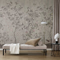 Chinoiserie Chic, Powder Beige Mural Wallpaper - room preview 02