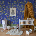 Chinoiserie Chic, Cobalt Mural Wallpaper - room preview 02