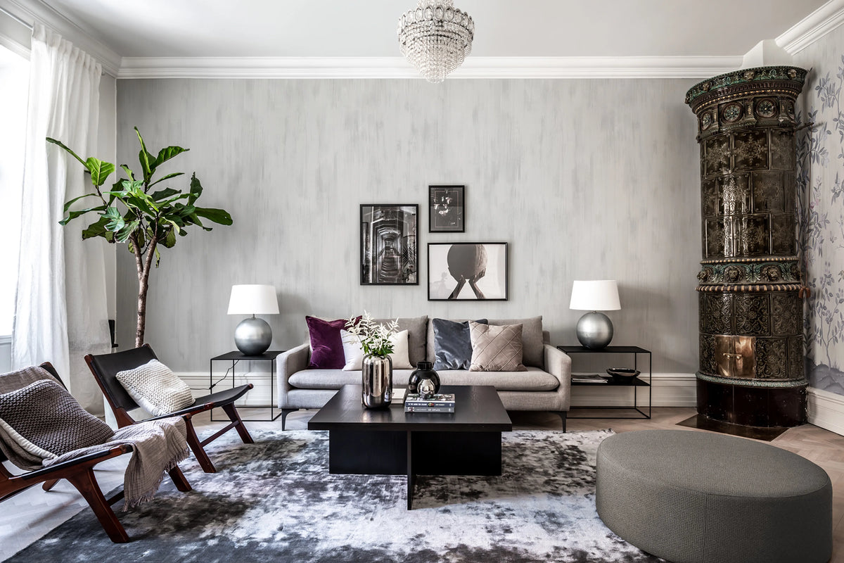 Brushstrokes Mural Wallpaper - room preview 02