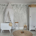 Lush Foliage, Sage Tint Mural Wallpaper - room preview 02